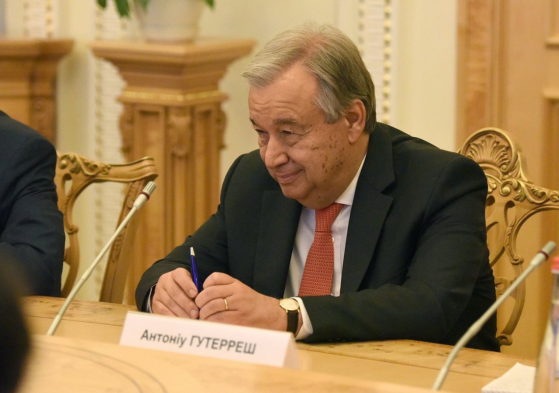 UN Secretary-General Antonio Guterres. Photo: Vadim Chuprina, CC BY-SA 4.0, Wikimedia Commons UN Secretary-General Antonio Guterres. Photo: Vadim Chuprina, CC BY-SA 4.0, Wikimedia Commons