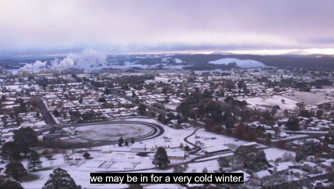 It has been 187 years since it last snowed in Australia. Screenshot from Twitter It has been 187 years since it last snowed in Australia. Screenshot from Twitter
