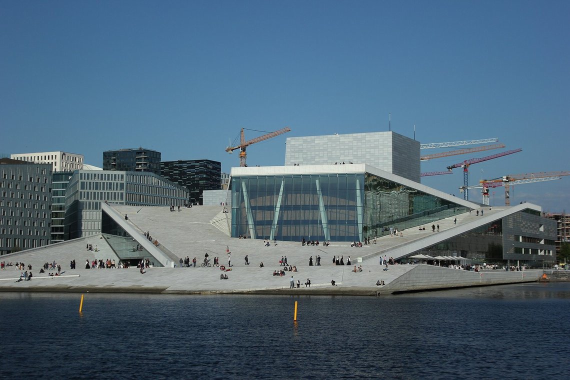 Oslo Opera housePhoto: Bino Bose, CC BY-SA 4.0, Wikimedia Commons Oslo Opera housePhoto: Bino Bose, CC BY-SA 4.0, Wikimedia Commons