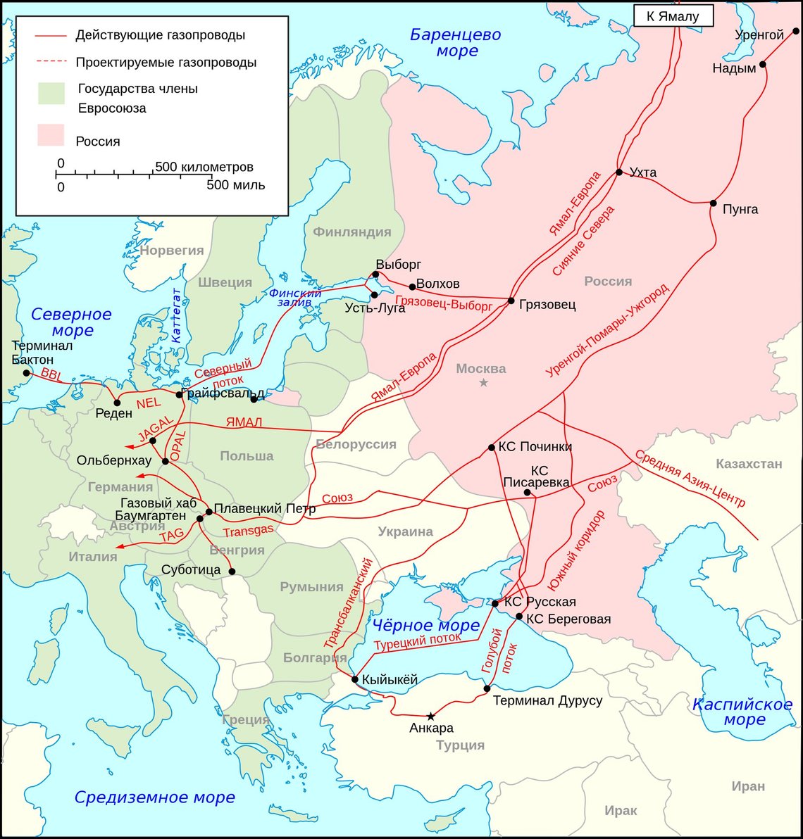 Pipelines into Europe. Photo: Д.Ильин, CC0, via Wikimedia Commons Pipelines into Europe. Photo: Д.Ильин, CC0, via Wikimedia Commons