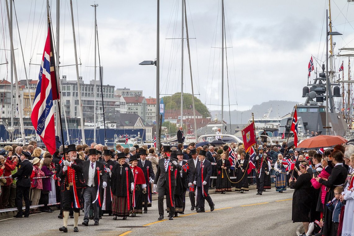 From the main procession during the celebration of National Day in Bergen on 17 May 2016 Illustration Photo: TimOve from Norway, CC BY 2.0, Wikimedia Commons From the main procession during the celebration of National Day in Bergen on 17 May 2016 Illustration Photo: TimOve from Norway, CC BY 2.0, Wikimedia Commons