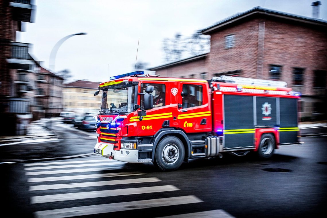 The fire service responding to a fire in Oslo. File Photo: oslobrannogredning / Flickr The fire service responding to a fire in Oslo. File Photo: oslobrannogredning / Flickr