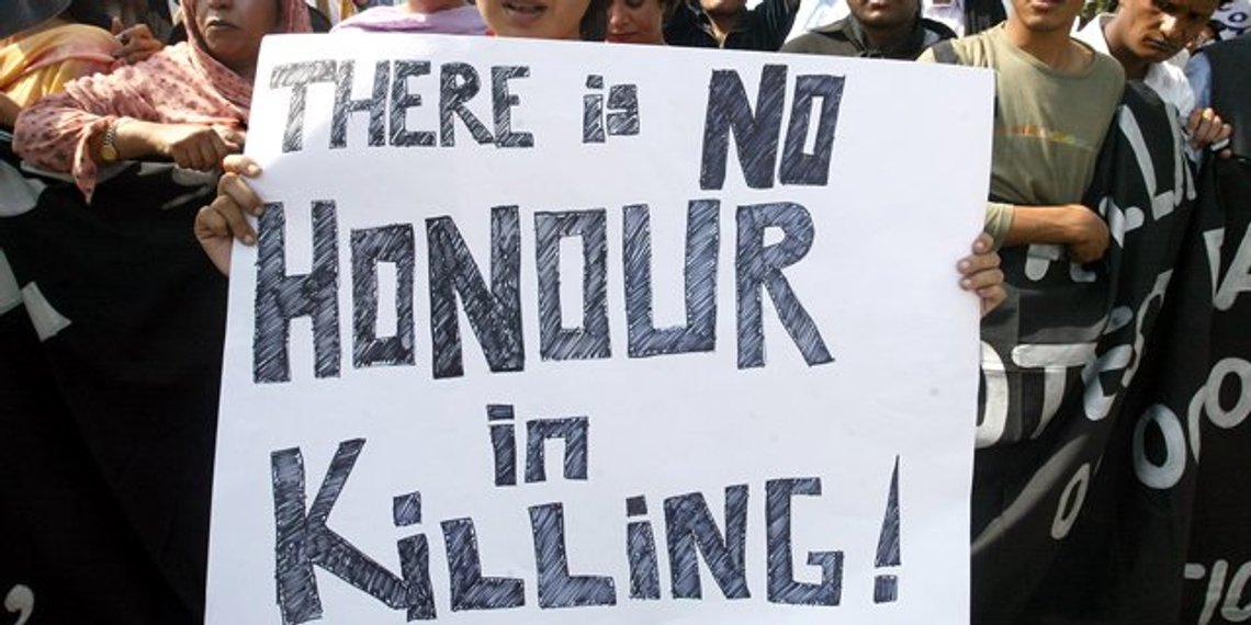 Honor killing in India of a Hindu who married a Muslim woman. Source: Twitter Honor killing in India of a Hindu who married a Muslim woman. Source: Twitter