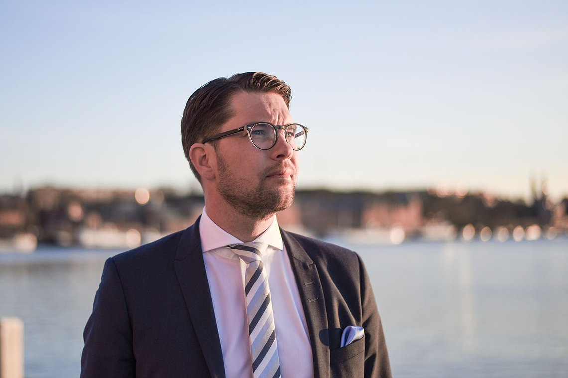 Jimmie Åkesson, leader of the Sweden Democrats. Photo: Sverigedemokraterna, CC BY 3.0, Wikimedia Commons Jimmie Åkesson, leader of the Sweden Democrats. Photo: Sverigedemokraterna, CC BY 3.0, Wikimedia Commons