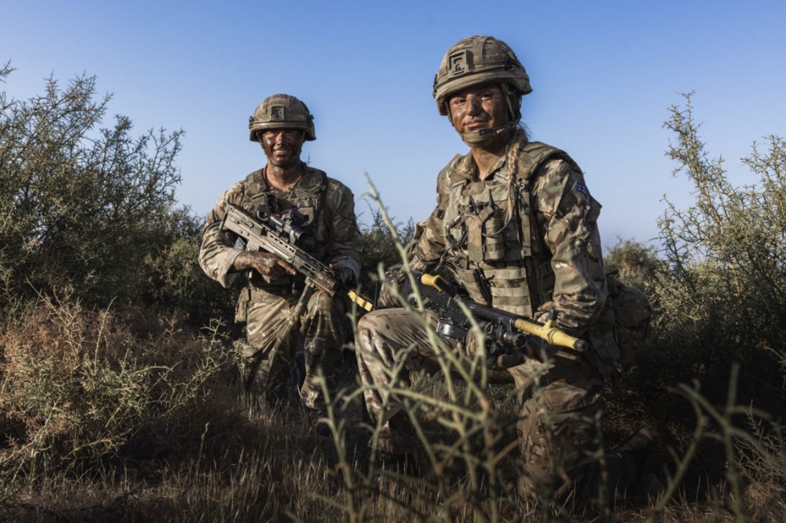 Sister and brother Bell in 2nd Battalion The Yorkshire Regiment. Photo: British Army Sister and brother Bell in 2nd Battalion The Yorkshire Regiment. Photo: British Army