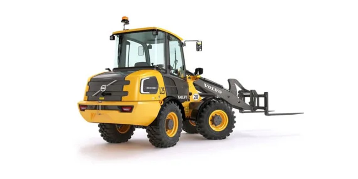 Illustration. File - Volvo-L25-Electric-wheel-loader Illustration. File - Volvo-L25-Electric-wheel-loader