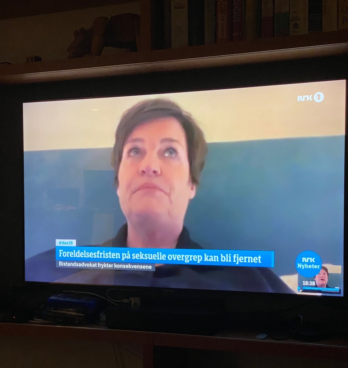 Lawyer Mette Yvonne Larsen defended the TV 2 journalist in both the district court and the court of appeal. Photo: Screenshot / Twitter Lawyer Mette Yvonne Larsen defended the TV 2 journalist in both the district court and the court of appeal. Photo: Screenshot / Twitter