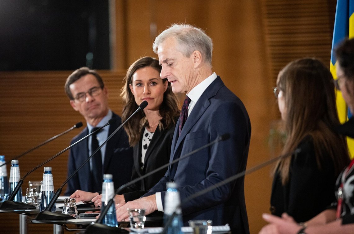 "Super-Jonas" Gahr Støre (Ap)Nordic prime ministers’ meeting in Helsinki November 2022. Photo: FinnishGovernment, CC BY 2.0, Wikimedia Commons "Super-Jonas" Gahr Støre (Ap)Nordic prime ministers’ meeting in Helsinki November 2022. Photo: FinnishGovernment, CC BY 2.0, Wikimedia Commons