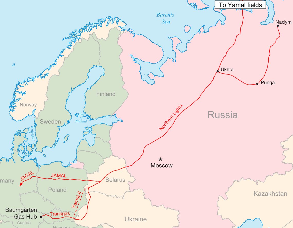 Map of the Northern Lights natural gas transportation pipeline. Samuel Bailey (sam.bailus@gmail.com), CC BY 3.0, Wikimedia Commons Map of the Northern Lights natural gas transportation pipeline. Samuel Bailey (sam.bailus@gmail.com), CC BY 3.0, Wikimedia Commons