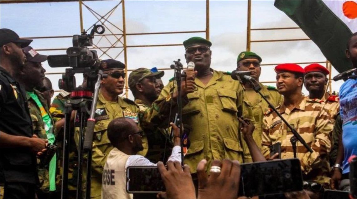 Colonel and coup plotter Amadou Adramane. Photo from Twitter Colonel and coup plotter Amadou Adramane. Photo from Twitter