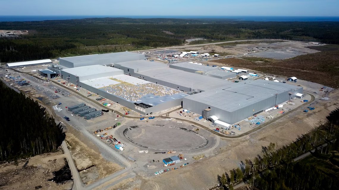 Northvolt One in Skellefteå. Photo: Northvolt press Northvolt One in Skellefteå. Photo: Northvolt press