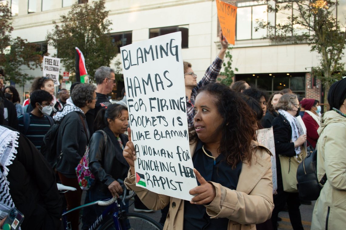 Jews who are offended by Hamas supporters demonstrating outside Cambridge University are unlikely to be protected by the new law that will reduce British freedom of speech. Photo: Wikimedia Jews who are offended by Hamas supporters demonstrating outside Cambridge University are unlikely to be protected by the new law that will reduce British freedom of speech. Photo: Wikimedia