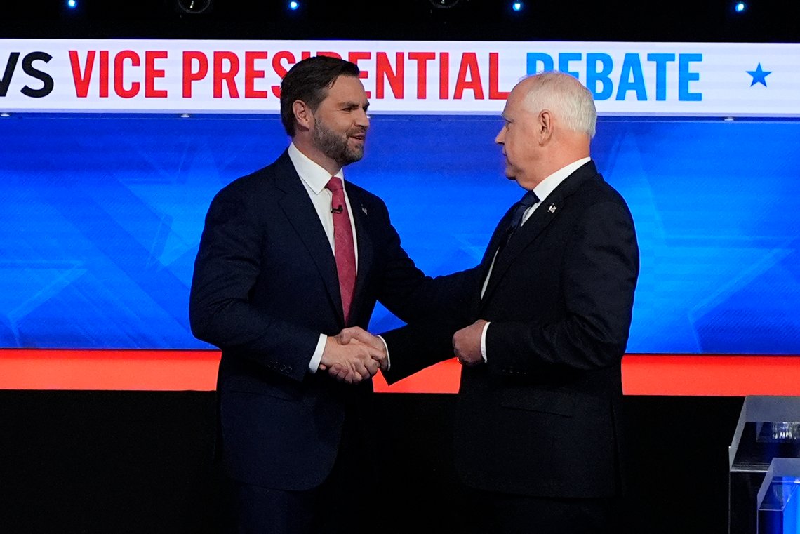 J.D. Vance was unfazed by economic experts during his debate with Tim Walz. Photo: Julia Demaree Nikhinson / AP / NTB J.D. Vance was unfazed by economic experts during his debate with Tim Walz. Photo: Julia Demaree Nikhinson / AP / NTB