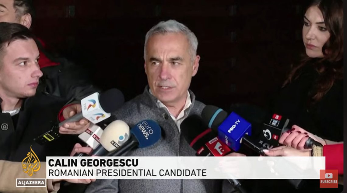 Calin Georgescu could be Romania's new president, and the so-called liberal democrats are, as usual, blaming Russia and claiming that democracy is under threat. But it's not that simple. Still image YouTube Calin Georgescu could be Romania's new president, and the so-called liberal democrats are, as usual, blaming Russia and claiming that democracy is under threat. But it's not that simple. Still image YouTube