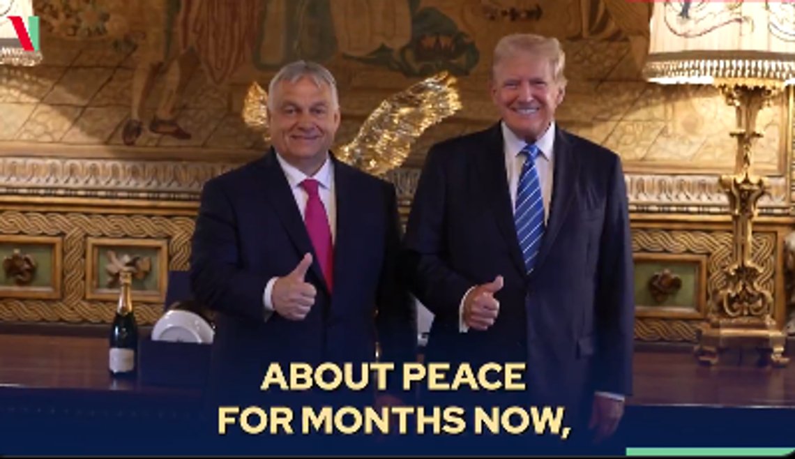Hungarys Prime Minister Viktor Orbán is on good terms with President Donald Trump. Screenshot video/ X Hungarys Prime Minister Viktor Orbán is on good terms with President Donald Trump. Screenshot video/ X
