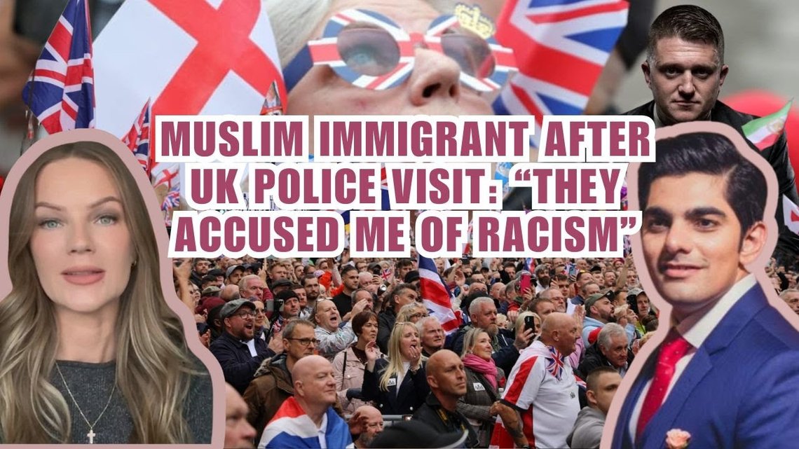 "We believe you are being radicalized by the far right," was the message Shoaib Sohail received from the police, who arrested him for racism against his own religion and ethnicity. "We believe you are being radicalized by the far right," was the message Shoaib Sohail received from the police, who arrested him for racism against his own religion and ethnicity.