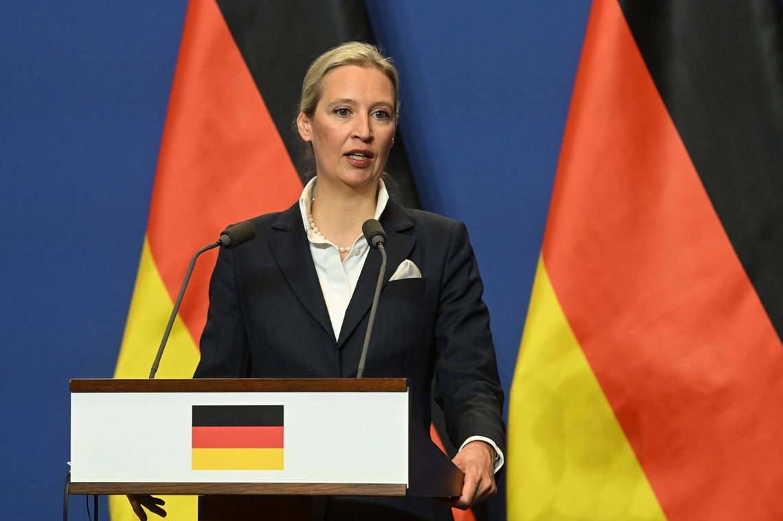 Alice Weidel visiting Viktor Orbán in Budapest on February 12, 2025. Photo: Szilard Koszticsak / MTI via AP / NTB. Alice Weidel visiting Viktor Orbán in Budapest on February 12, 2025. Photo: Szilard Koszticsak / MTI via AP / NTB.