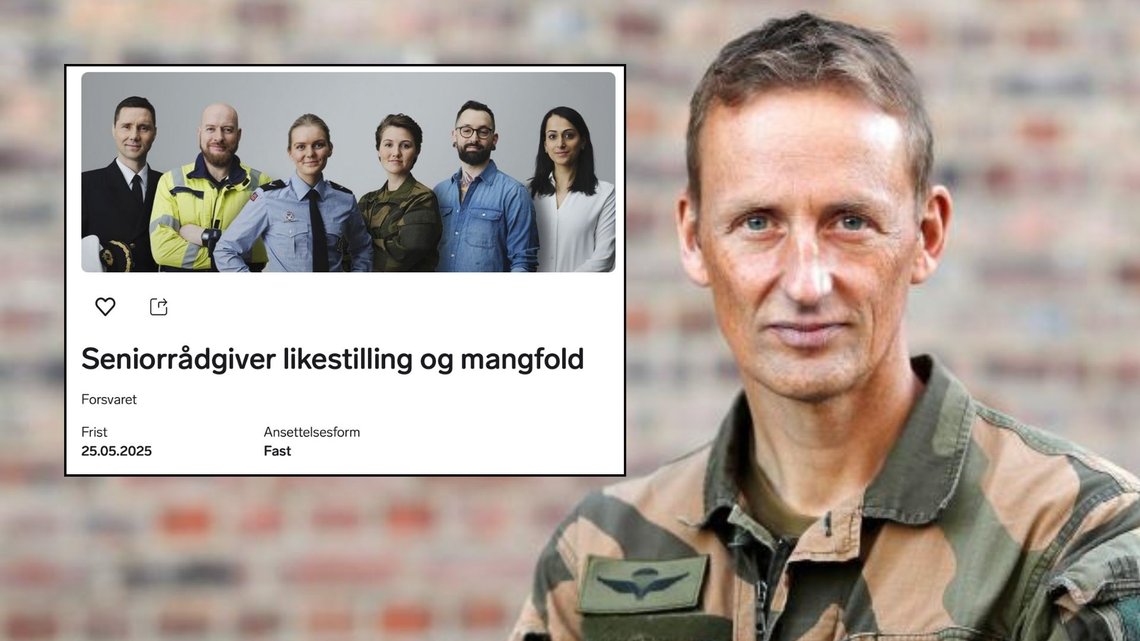 Oslo, 2021-06-26.
Chief of Defence, General Eirik Kristoffersen, participates in the Pride Parade in downtown Oslo on Saturday.
Photo: Terje Pedersen / NTB Oslo, 2021-06-26.
Chief of Defence, General Eirik Kristoffersen, participates in the Pride Parade in downtown Oslo on Saturday.
Photo: Terje Pedersen / NTB