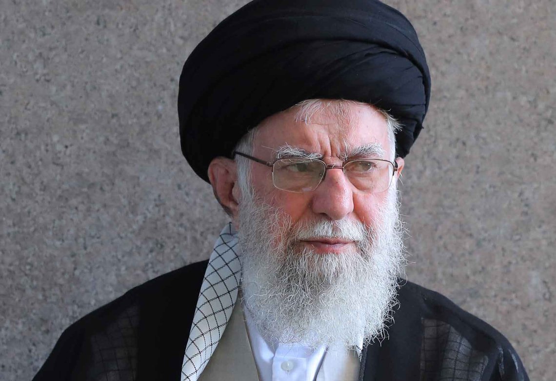 Ali Hosseini Khamenei is afraid he might have to meet the 72 virgins. His Friday prayer was cancelled out of fear of American B-2 bombers. He is no kindly old grandfather with a beard. Photo: https://farsi.khamenei.ir CC0 1.0 Ali Hosseini Khamenei is afraid he might have to meet the 72 virgins. His Friday prayer was cancelled out of fear of American B-2 bombers. He is no kindly old grandfather with a beard. Photo: https://farsi.khamenei.ir CC0 1.0