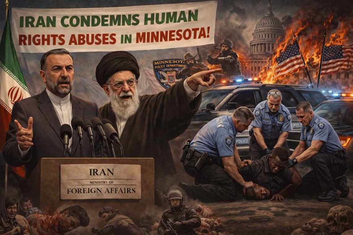 A spokesman for the Islamic Foreign Ministry claims that American federal agents are violating human rights in Minnesota.
Illustration: ChatGPT A spokesman for the Islamic Foreign Ministry claims that American federal agents are violating human rights in Minnesota.
Illustration: ChatGPT
