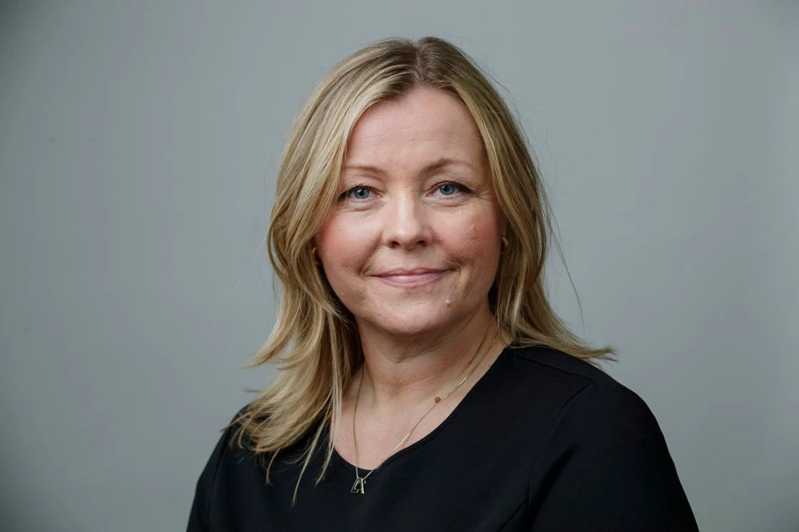 Kjersti Stenseng, formerly of the Socialist Left Party of Norway, now Minister of Labour and Social Inclusion since 2025. Kjersti Stenseng, formerly of the Socialist Left Party of Norway, now Minister of Labour and Social Inclusion since 2025.