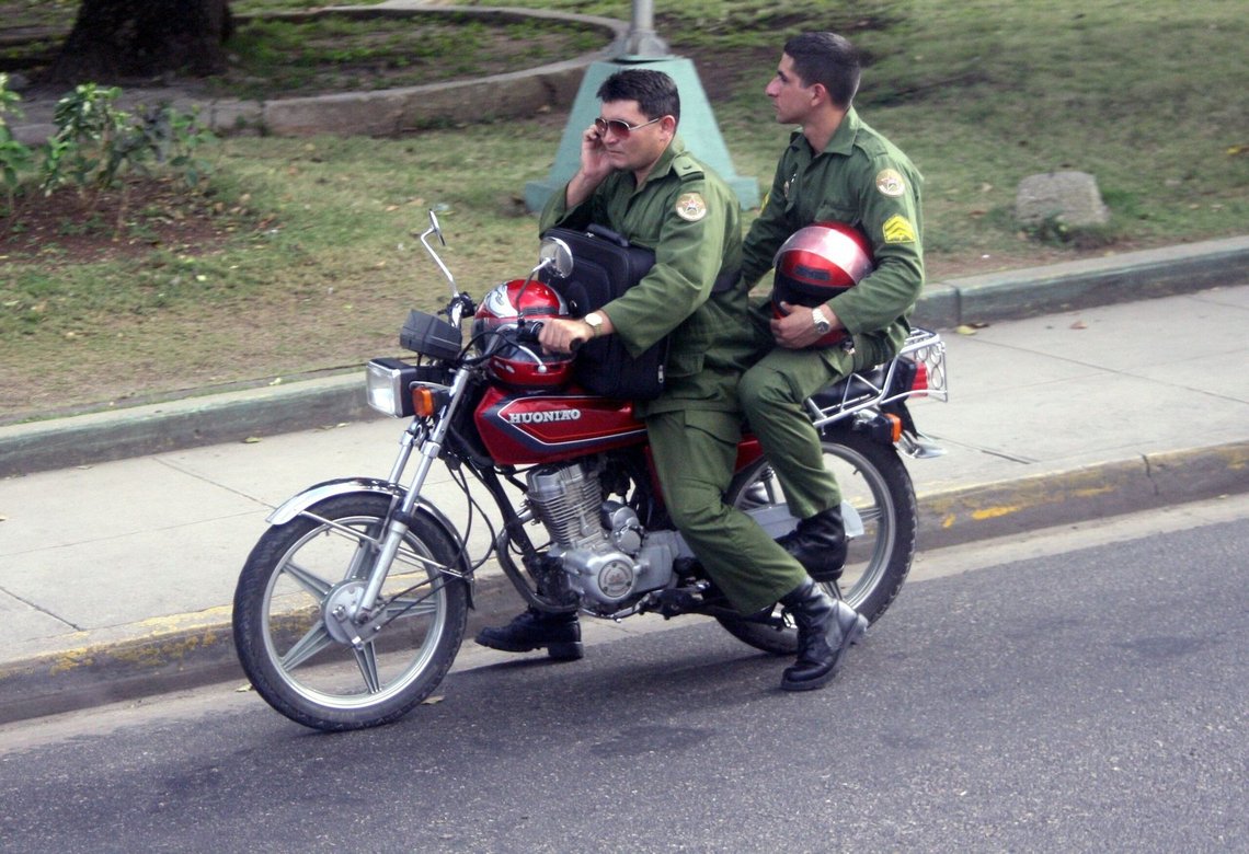 Soldiers of Fuerzas Armadas Revolucionarias on a motorbike (Photo: Wikipedia) Soldiers of Fuerzas Armadas Revolucionarias on a motorbike (Photo: Wikipedia)