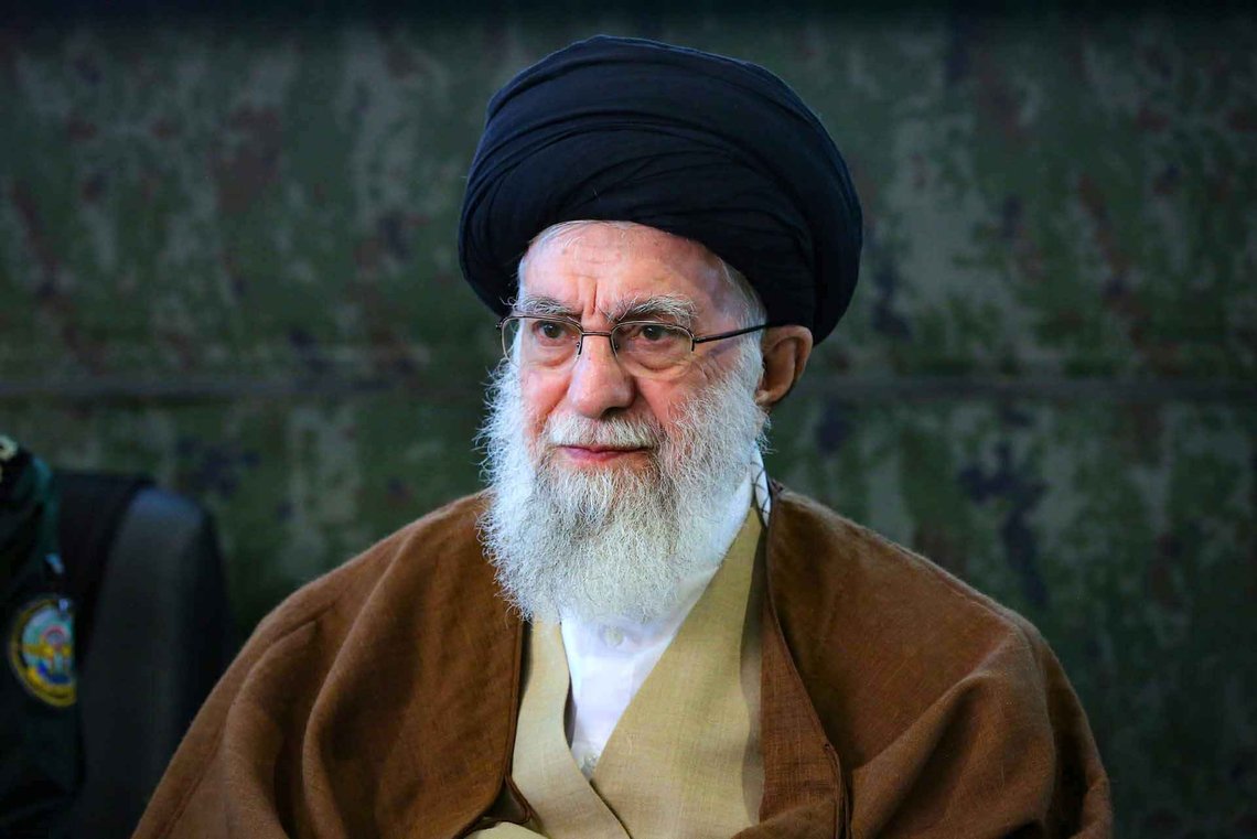 Seyyed Ali Hosseini Khamenei, the supreme leader responsible for the killing of thousands of people. Photo: khamenei.ir CC BY 4.0 Seyyed Ali Hosseini Khamenei, the supreme leader responsible for the killing of thousands of people. Photo: khamenei.ir CC BY 4.0