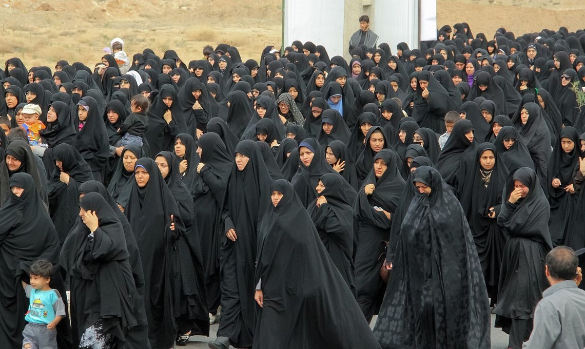 Women in chadors in the city of Qom, Iran. Photo: Wikimedia Commons Women in chadors in the city of Qom, Iran. Photo: Wikimedia Commons