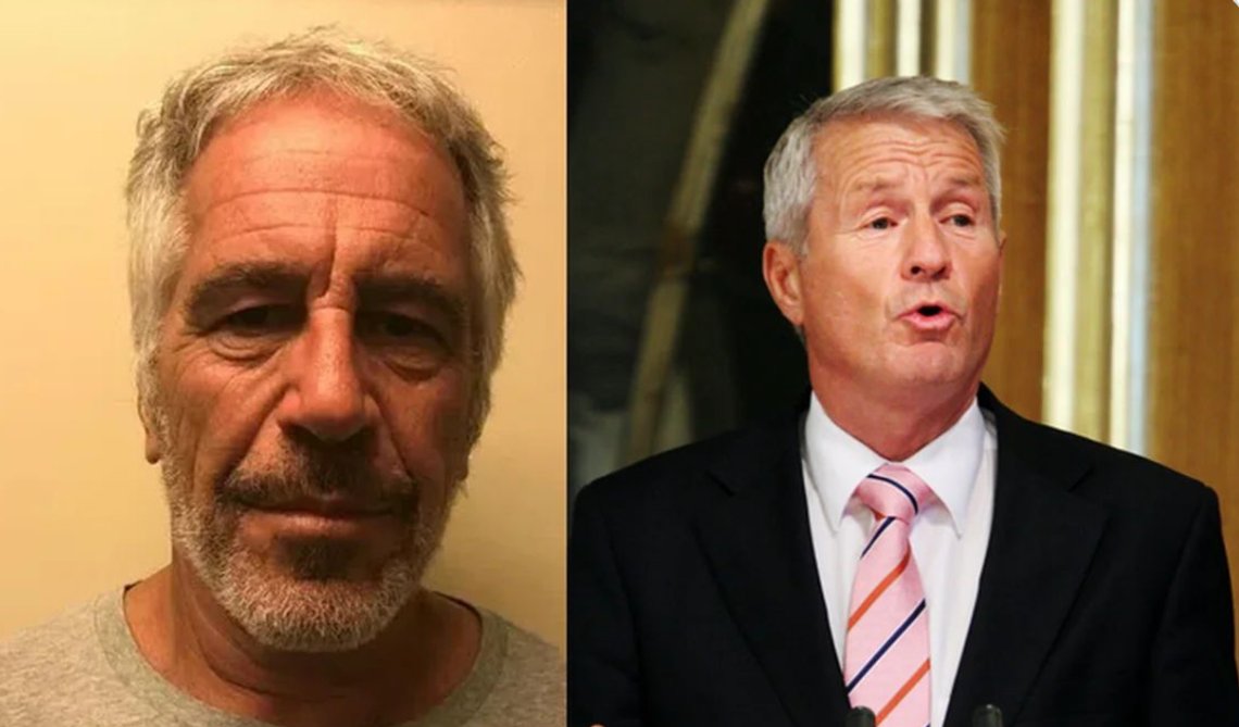Birds of a feather stick together - Epstein & Jagland. Screenshot from X Birds of a feather stick together - Epstein & Jagland. Screenshot from X