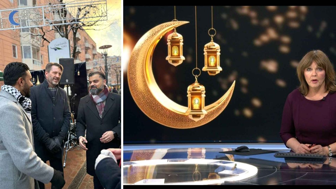 Ramadan topped the news on NRK's Dagsrevyen on Wednesday, February 18, 2026. In Oslo, Høyre's byrådsleder Eirik Lae Solberg again took part in lighting the Ramadan lights. Pictured with Masoom Zubair, leader of Islamsk Råd Norge (Islamic Council Norway), and with his back to the camera—probably Yaseen Saeed, who performed a chant declaring 'Allah is the greatest.' Photo: Facebook and NRK. Ramadan topped the news on NRK's Dagsrevyen on Wednesday, February 18, 2026. In Oslo, Høyre's byrådsleder Eirik Lae Solberg again took part in lighting the Ramadan lights. Pictured with Masoom Zubair, leader of Islamsk Råd Norge (Islamic Council Norway), and with his back to the camera—probably Yaseen Saeed, who performed a chant declaring 'Allah is the greatest.' Photo: Facebook and NRK.