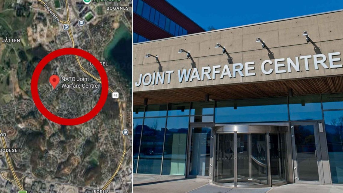 NATO: According to PST, the 17-year-old is alleged to have planned to blow up NATO’s headquarters, Joint Warfare Centre, at Jåttå in Stavanger. Photo: NATO. NATO: According to PST, the 17-year-old is alleged to have planned to blow up NATO’s headquarters, Joint Warfare Centre, at Jåttå in Stavanger. Photo: NATO.