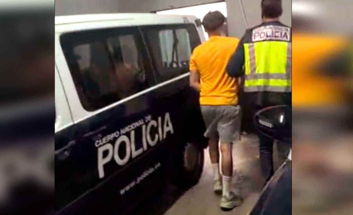 Still image from video released by Policía Nacional, Spain Still image from video released by Policía Nacional, Spain