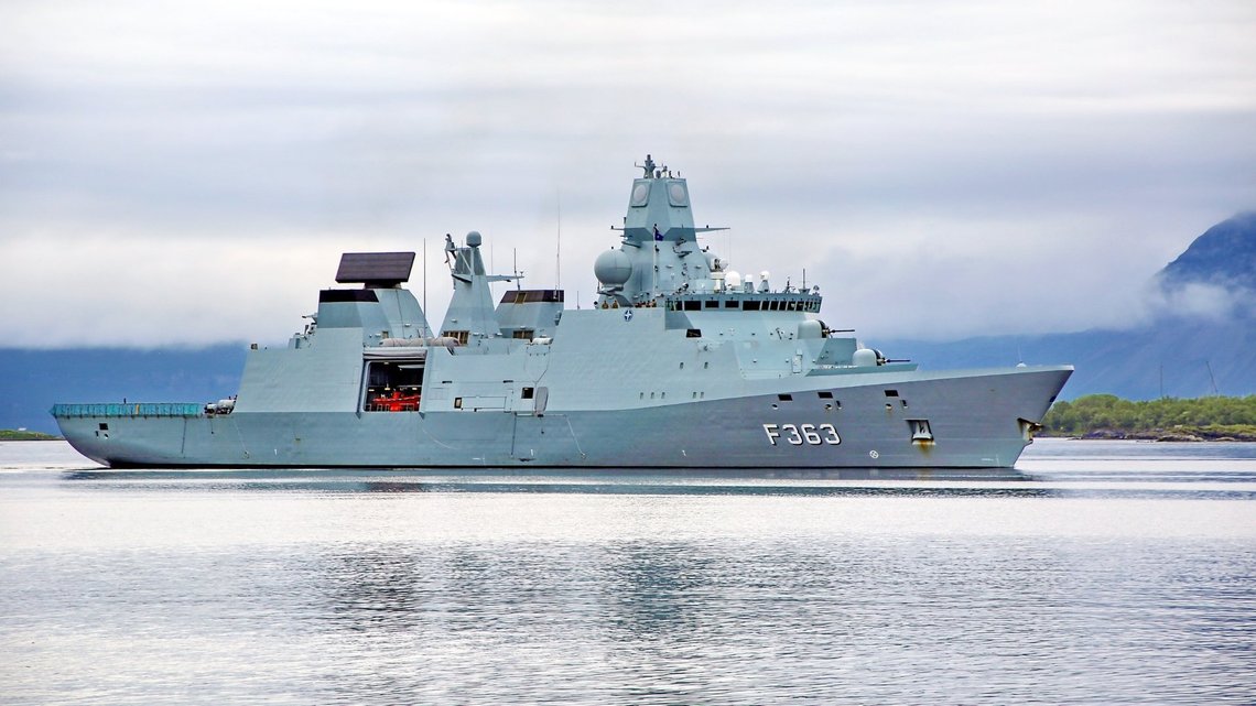 Royal Danish Navy frigate Niels Juel (F363) operating in northern waters. Photo: Julian Herzog / Wikimedia Commons / CC BY 4.0 Royal Danish Navy frigate Niels Juel (F363) operating in northern waters. Photo: Julian Herzog / Wikimedia Commons / CC BY 4.0