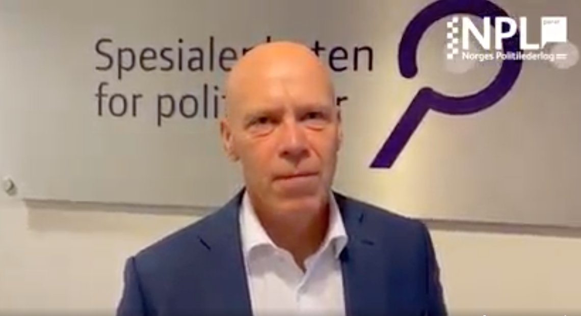 Terje Nybøe, head of the Norwegian Bureau for the Investigation of Police Affairs (Spesialenheten for politisaker). Screenshot from YouTube. Terje Nybøe, head of the Norwegian Bureau for the Investigation of Police Affairs (Spesialenheten for politisaker). Screenshot from YouTube.