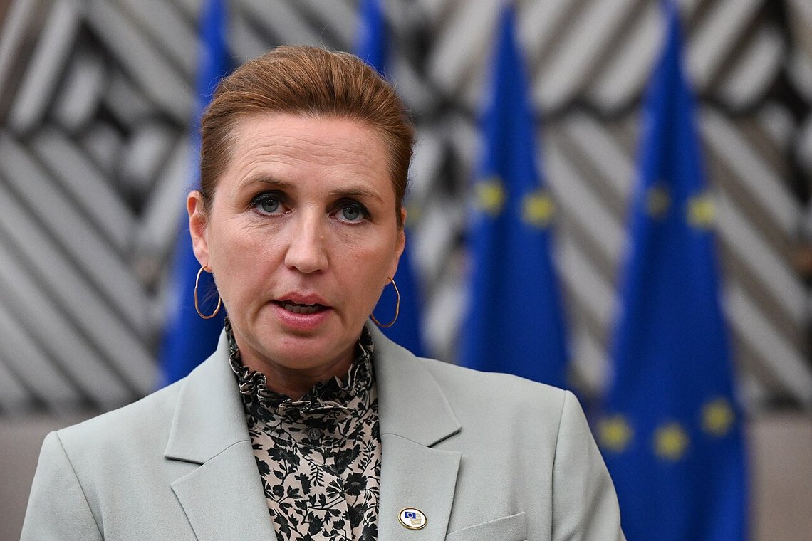 Danish Prime Minister Mette Frederiksen, June 2025. Photo via Wikimedia Commons (CC0 / public domain Danish Prime Minister Mette Frederiksen, June 2025. Photo via Wikimedia Commons (CC0 / public domain