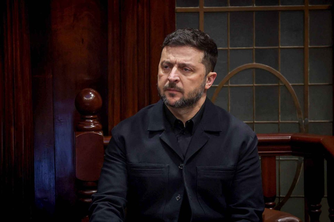 Volodymyr Oleksandrovytsj Zelenskyj. Photo: Houses of the Oireachtas CC BY 4.0 Volodymyr Oleksandrovytsj Zelenskyj. Photo: Houses of the Oireachtas CC BY 4.0