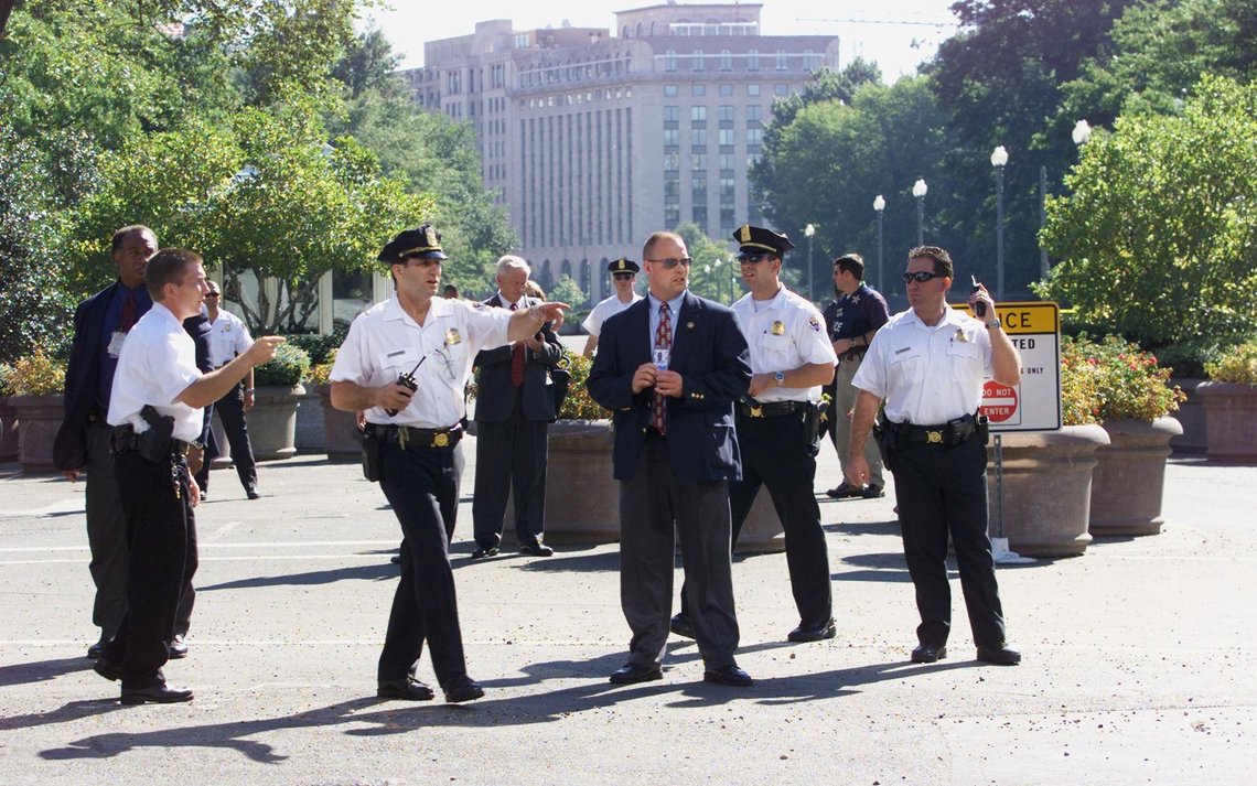 Law enforcement officers respond to a security incident at the Washington Hilton during the White House Correspondents’ Dinner, Saturday, 25 April 2026, in Washington. Law enforcement officers respond to a security incident at the Washington Hilton during the White House Correspondents’ Dinner, Saturday, 25 April 2026, in Washington.