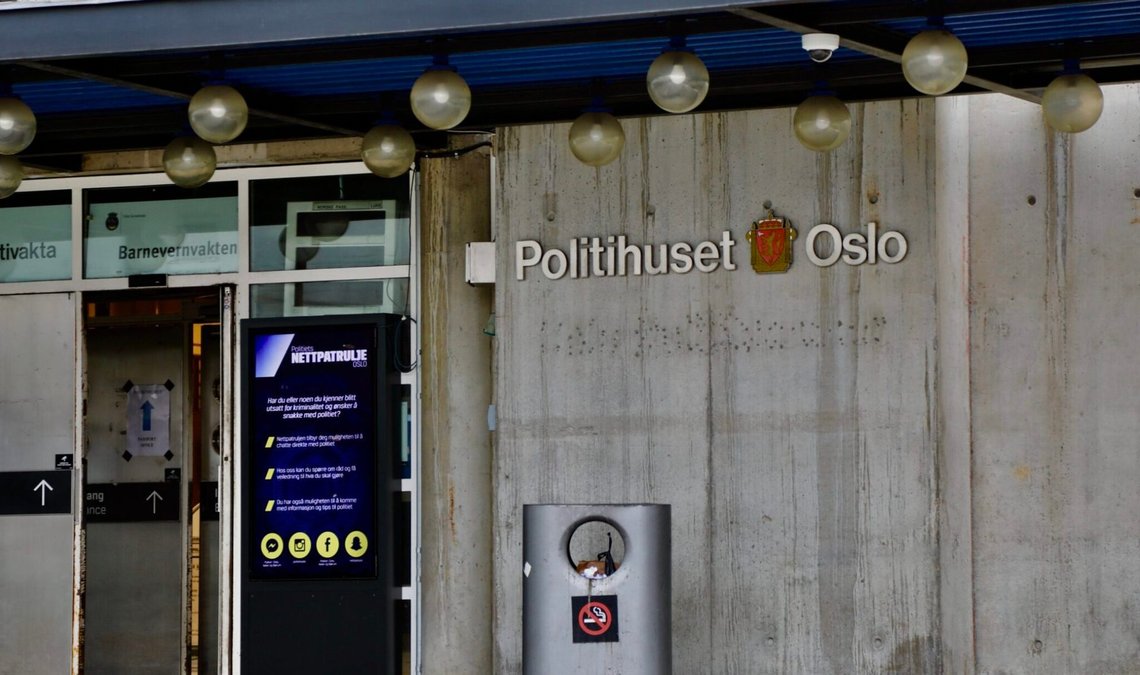 Police headquarters at Grønland, Oslo, February 2025.
Photo: Kjell Arne Fjørtoft. Police headquarters at Grønland, Oslo, February 2025.
Photo: Kjell Arne Fjørtoft.