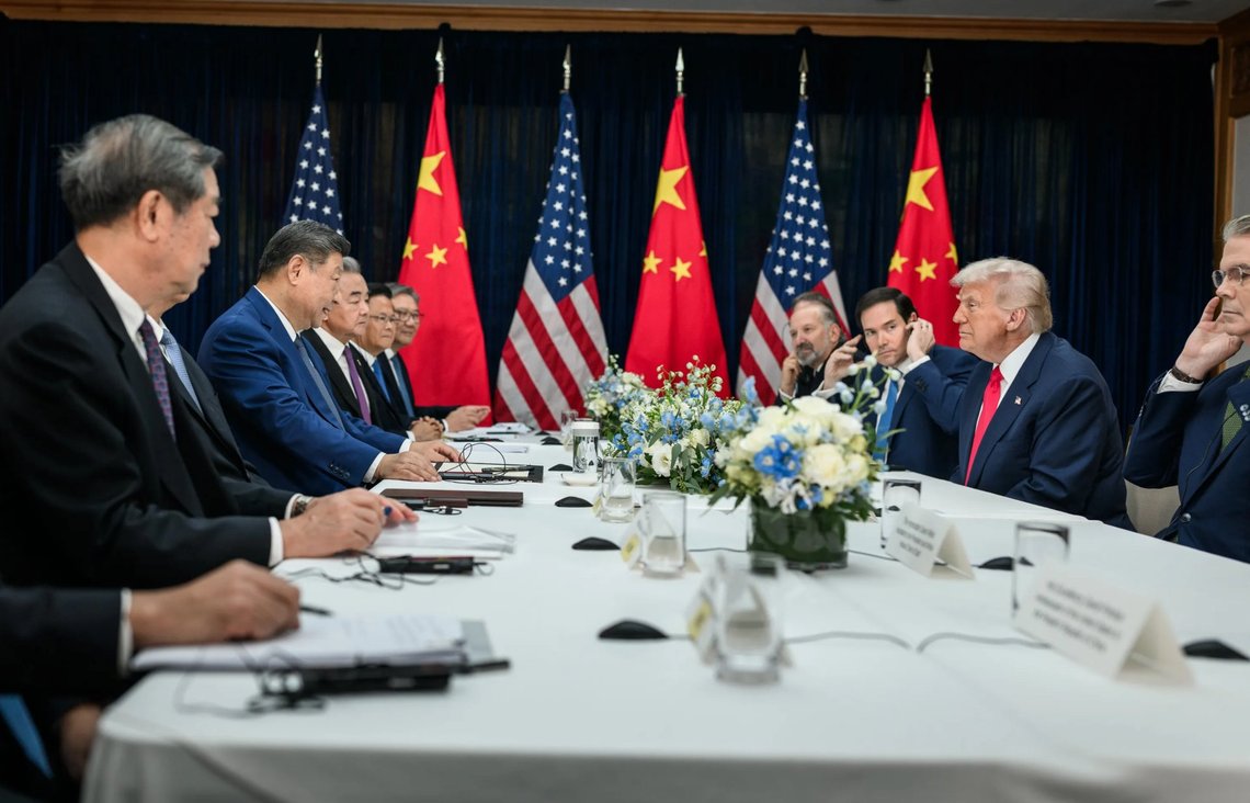 President Donald Trump participates in a bilateral meeting with Chinese President Xi Jinping. Photo: The White House. President Donald Trump participates in a bilateral meeting with Chinese President Xi Jinping. Photo: The White House.