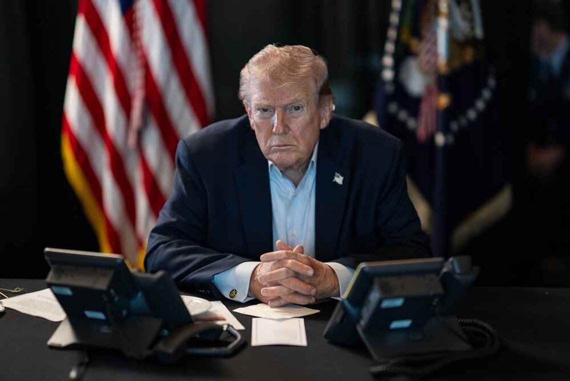 President Donald J. Trump leads Operation “Epic Fury” at Mar-a-Lago in Palm Beach, Florida, March 1, 2026. White House photo by Daniel Torok. President Donald J. Trump leads Operation “Epic Fury” at Mar-a-Lago in Palm Beach, Florida, March 1, 2026. White House photo by Daniel Torok.