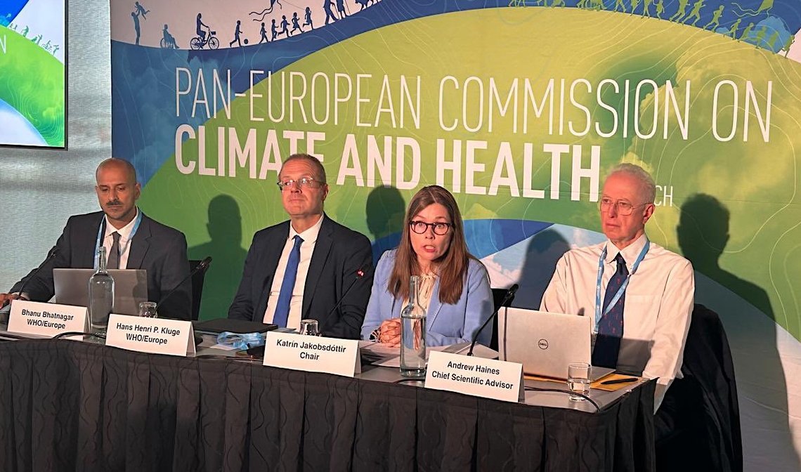 Pan-European Commission on Climate and Health launched in Reykjavik on 11 June 2025. Photo: World Health Organization (WHO) X. Pan-European Commission on Climate and Health launched in Reykjavik on 11 June 2025. Photo: World Health Organization (WHO) X.