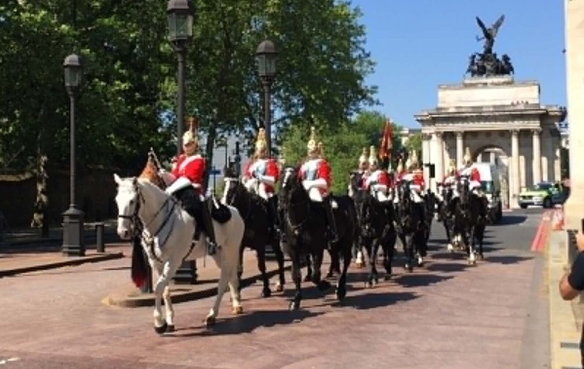Horse Guards on the Mall, London; British police arrest 12,000 people a year for things they post online. Are you sure you want to spend your holiday money there? Photo: Christian Borchsenius Horse Guards on the Mall, London; British police arrest 12,000 people a year for things they post online. Are you sure you want to spend your holiday money there? Photo: Christian Borchsenius