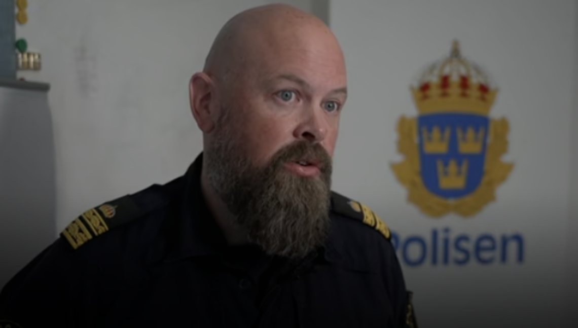 Marcus Nilsson, head of the border police unit at the National Operational Department (Noa), Photo: Screenshot SVT Marcus Nilsson, head of the border police unit at the National Operational Department (Noa), Photo: Screenshot SVT