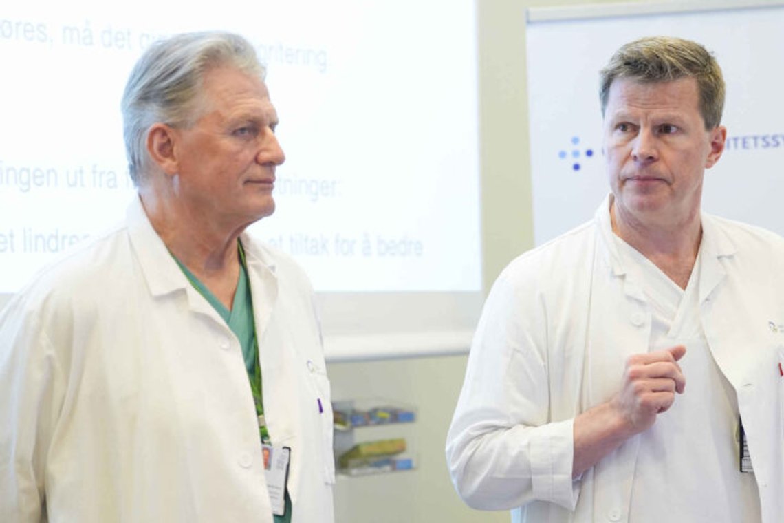 Oslo, 5 June 2026. Cardiac and thoracic surgeon Arnt Fiane and senior consultant and pulmonary specialist Are Holm at Rikshospitalet meet the press at Rikshospitalet. The occasion is that Crown Princess Mette-Marit has now been placed on the waiting list for a lung transplant. Oslo, 5 June 2026. Cardiac and thoracic surgeon Arnt Fiane and senior consultant and pulmonary specialist Are Holm at Rikshospitalet meet the press at Rikshospitalet. The occasion is that Crown Princess Mette-Marit has now been placed on the waiting list for a lung transplant.