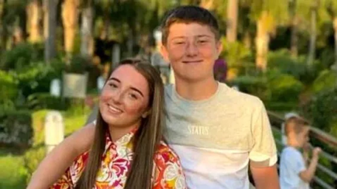 Third-generation descendants of Polish immigrants to the UK: Henry Nowak together with his sister, Olivia. Photo: TikTok / Olivia Nowak Third-generation descendants of Polish immigrants to the UK: Henry Nowak together with his sister, Olivia. Photo: TikTok / Olivia Nowak