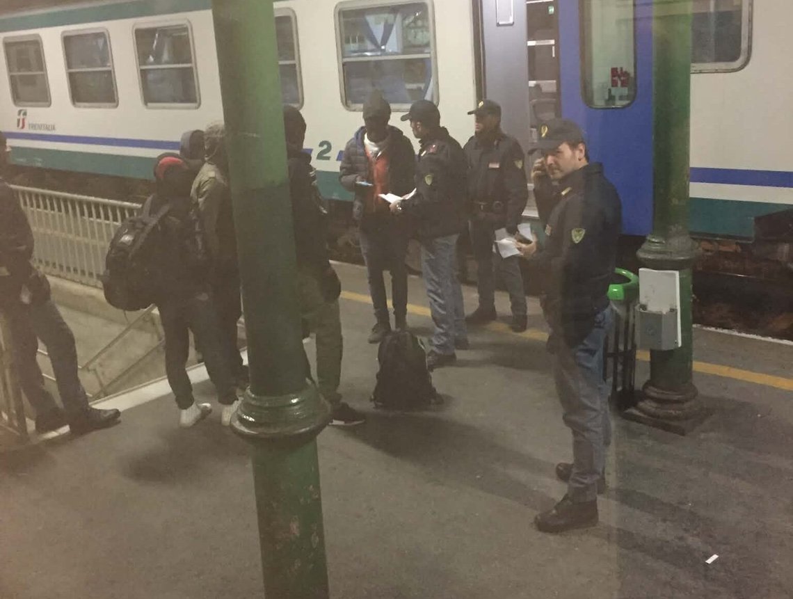 Migrants in Ventimiglia, the last Italian railway station before crossing into France, on 15 November 2017. The migrants are waved through on their way to the more generous welfare states of the United Kingdom, Germany and Scandinavia, their preferred choice of "refuge". Today, there is growing discussion of remigration—the return of migrants to their countries of origin. Photo: Christian Borchsenius Migrants in Ventimiglia, the last Italian railway station before crossing into France, on 15 November 2017. The migrants are waved through on their way to the more generous welfare states of the United Kingdom, Germany and Scandinavia, their preferred choice of "refuge". Today, there is growing discussion of remigration—the return of migrants to their countries of origin. Photo: Christian Borchsenius