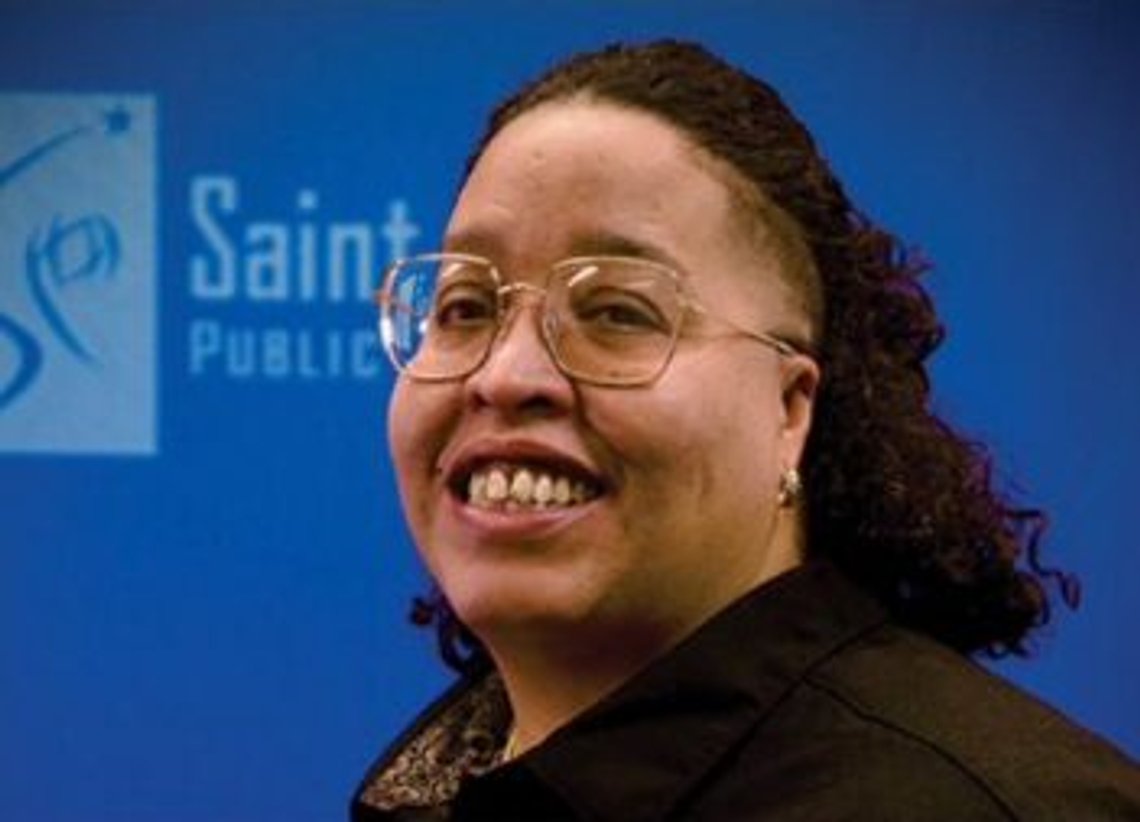 Chauntyll Allen, a member of the St. Paul School Board in Minnesota. Still image: X / Libs of TikTok. Chauntyll Allen, a member of the St. Paul School Board in Minnesota. Still image: X / Libs of TikTok.
