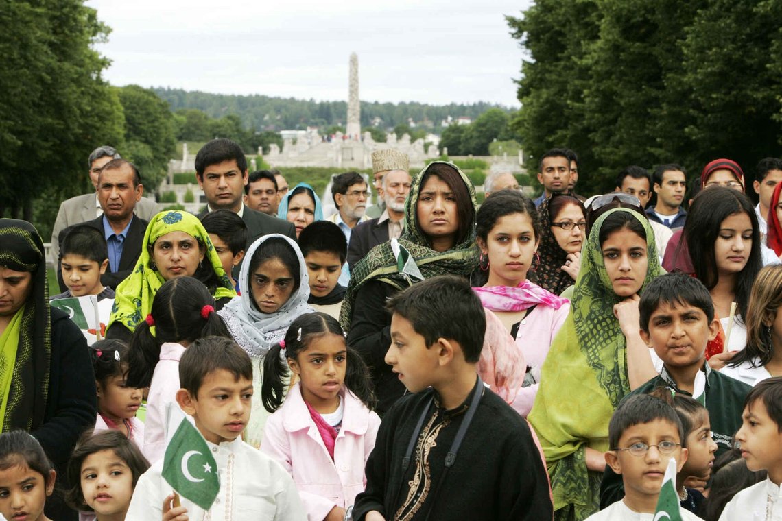 Norwegian Pakistanis celebrate Pakistan’s Independence Day in Frogner Park, Oslo. Norwegian Pakistanis celebrate Pakistan’s Independence Day in Frogner Park, Oslo.