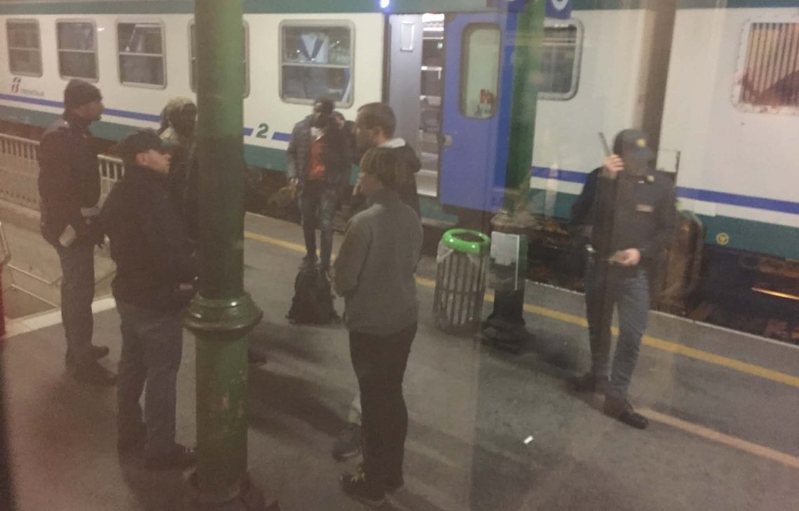 Migrants in Ventimiglia, the last Italian railway station before crossing into France, on 15 November 2017. The migrants are waved through on their way to the more generous welfare states of the United Kingdom, Germany and Scandinavia, their preferred choice of "refuge". Today, there is growing discussion of remigration—the return of migrants to their countries of origin. Photo: Christian Borchsenius Migrants in Ventimiglia, the last Italian railway station before crossing into France, on 15 November 2017. The migrants are waved through on their way to the more generous welfare states of the United Kingdom, Germany and Scandinavia, their preferred choice of "refuge". Today, there is growing discussion of remigration—the return of migrants to their countries of origin. Photo: Christian Borchsenius