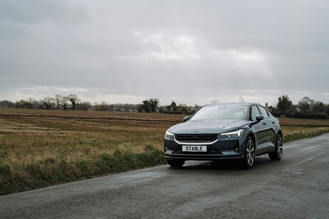 A Polestar electric vehicle on a wet country road. The company will stop selling new vehicles in the United States from the 2027 model year after a U.S. connected-car rule decision. A Polestar electric vehicle on a wet country road. The company will stop selling new vehicles in the United States from the 2027 model year after a U.S. connected-car rule decision.